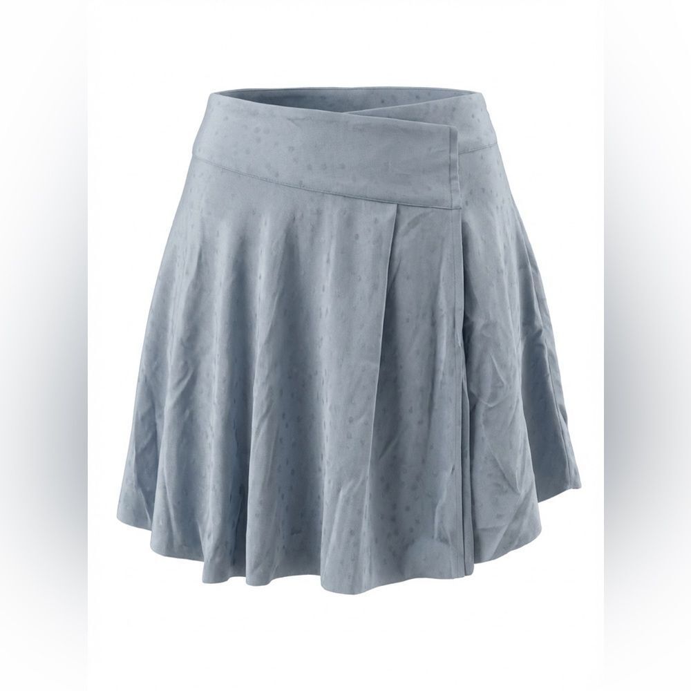 FREE PEOPLE ADULT SATIN LIGHT BLUE MINI SKIRT SIZE 2 WOMENS